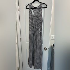Banana Republic printed maxi dress size m